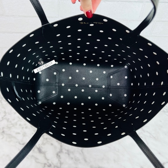 Kate Spade X Disney Minnie Mouse Tote & Coin Purse Keychain Bag Charm Set - Picture 5 of 16